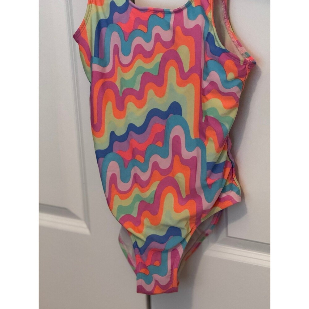Cat & Jack Brand, Girl’s (XL, Sz 14) Swimsuit, Kids Multicolor Swimwear/Clothing - Picture 2 of 11